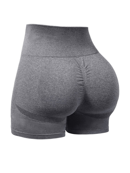 Damen Hochbundige Fitness Shorts mit innovativer FormgShopnoryung