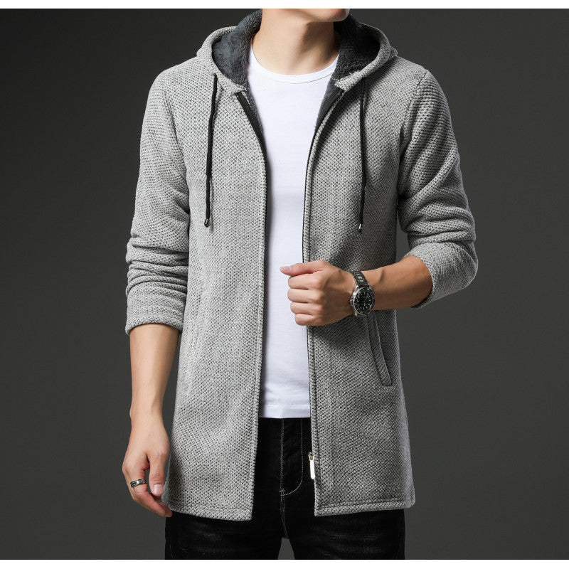Herren urbane Freizeitjacke mit Kapuze