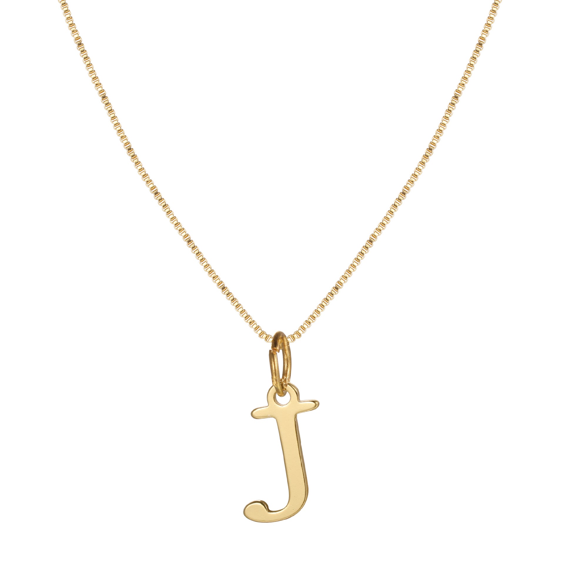 Damen Halskette mit modischem Initial-Anhänger in elegantem Design Shop Nory