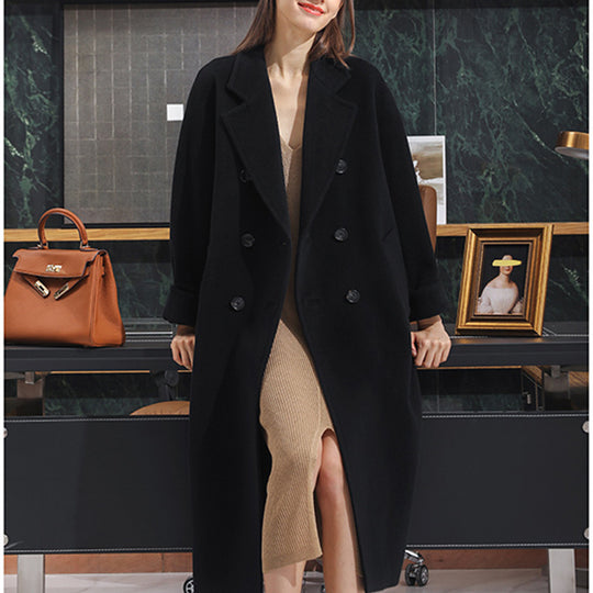 Damen Stilvoller Wollmantel Shop Nory