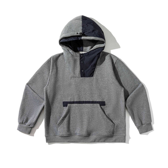 Unisex Oversize Kapuzenpullover mit technischem Frontpanel und Kängurutasche Shop Nory