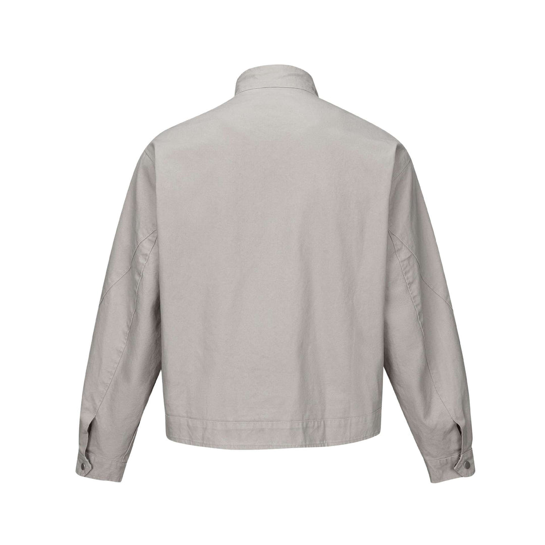 Herren Kurz geschnittener Boxy‑Blouson mit Stehkragen, Reißverschluss und Brustzippern Shop Nory
