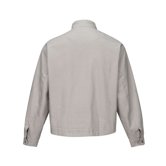 Herren Kurz geschnittener Boxy‑Blouson mit Stehkragen, Reißverschluss und Brustzippern Shop Nory