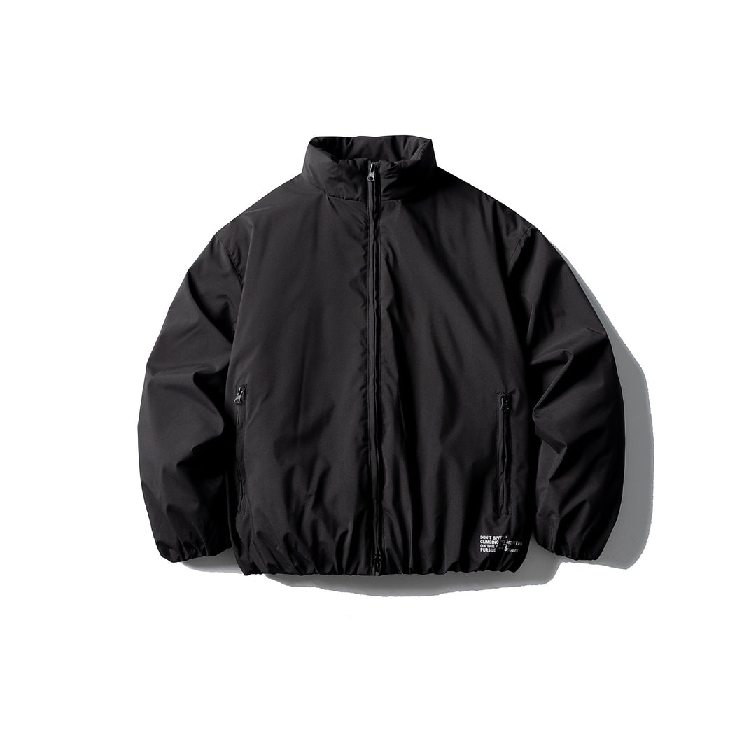 Unisex Kurzboxy Thermoblouson mit hohem Stehkragen, elastischem Saum und verdecktem Reißverschluss Shop Nory