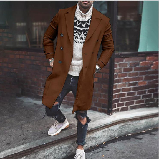 Herren eleganter Langmantel