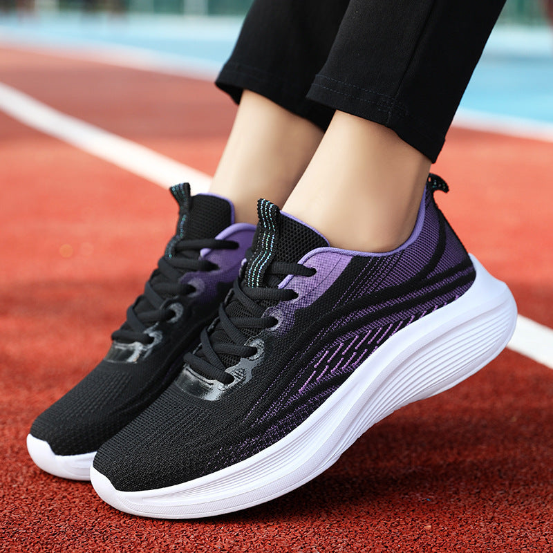 Damen Strick-Sportsneaker mit ergonomischer Formgedächtnis-Schaum-Einlegesohle und profilierter Leichtsohle Shopy Nory