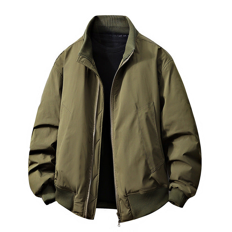 Herren lässige Übergangsjacke im minimalistischen Design