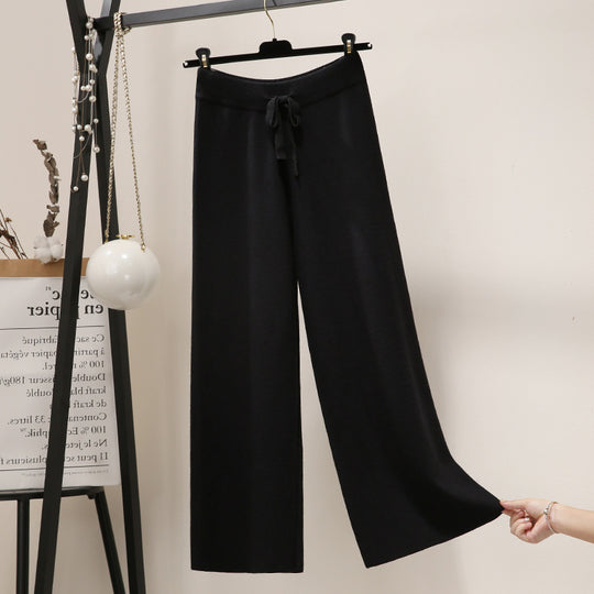 Damen Weite Rippstrickhosen Shop Nory