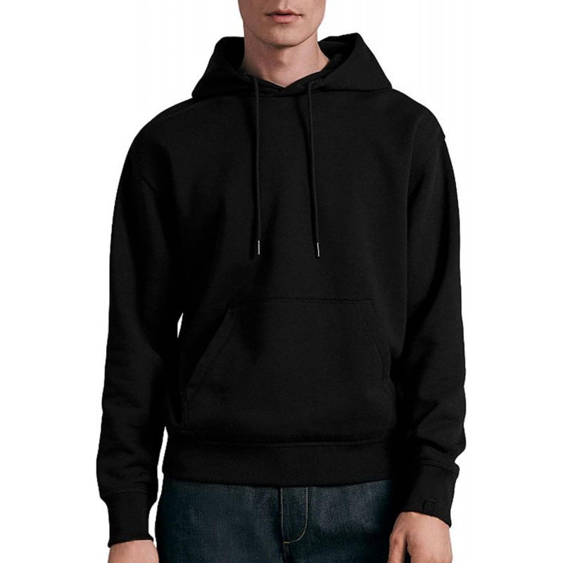 Herren nan lässiger Kapuzenpullover mit Kängurutasche, Tunnelzug und gerippten Bündchen Shop Nory