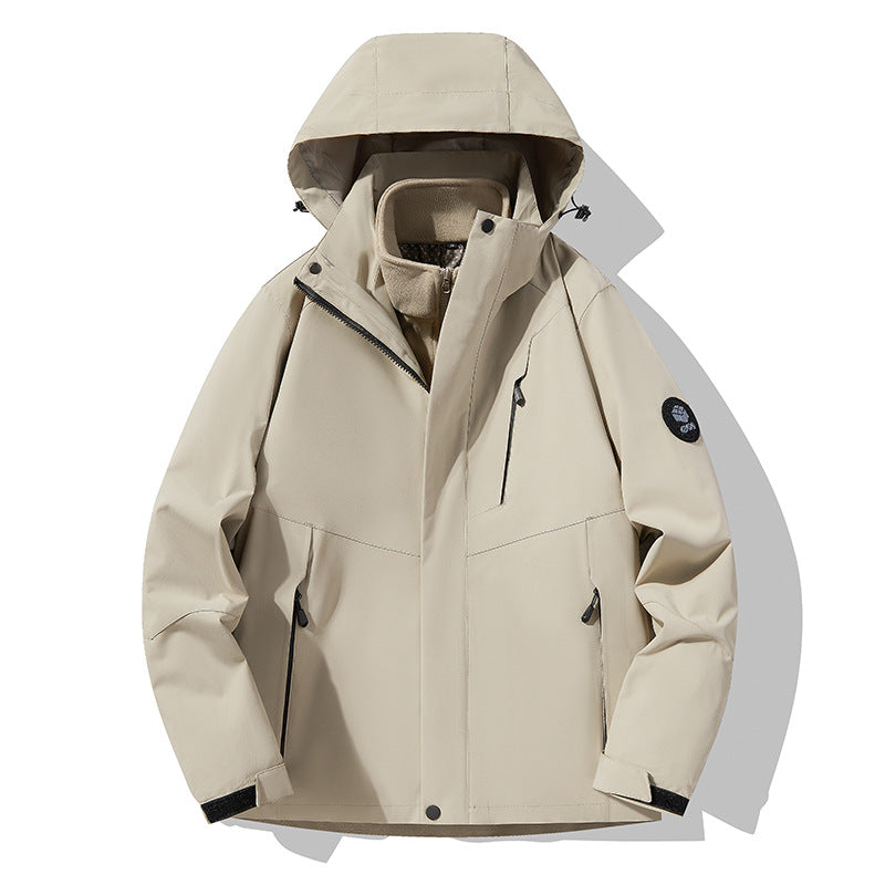 Herren Dreifach kombinierbare Funktionsjacke mit abnehmbarer Steppweste Shop Nory