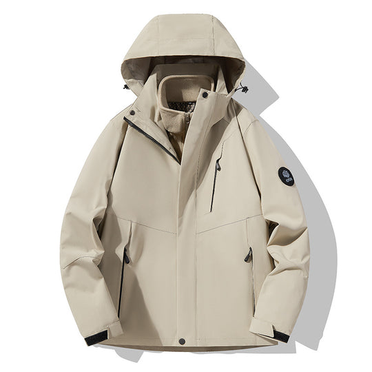 Herren Dreifach kombinierbare Funktionsjacke mit abnehmbarer Steppweste Shop Nory