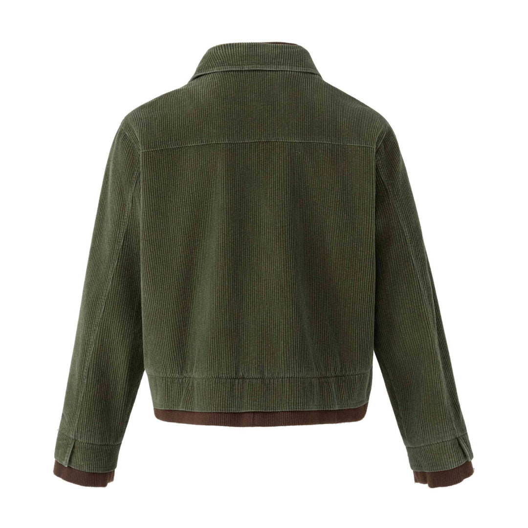 Herren Kurzblouson aus Cord mit dekorischer Knopfleiste und Innenzip Shop Nory