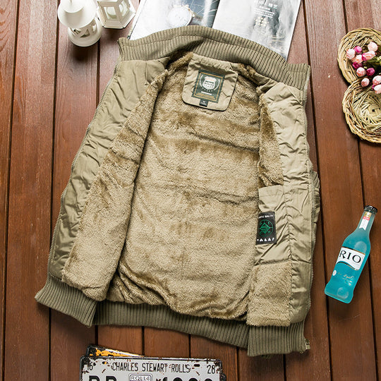 Herren Gepolsterte Thermo‑Steppweste mit Teddy‑Fleece‑Futter und Rippenbündchen Shop Nory