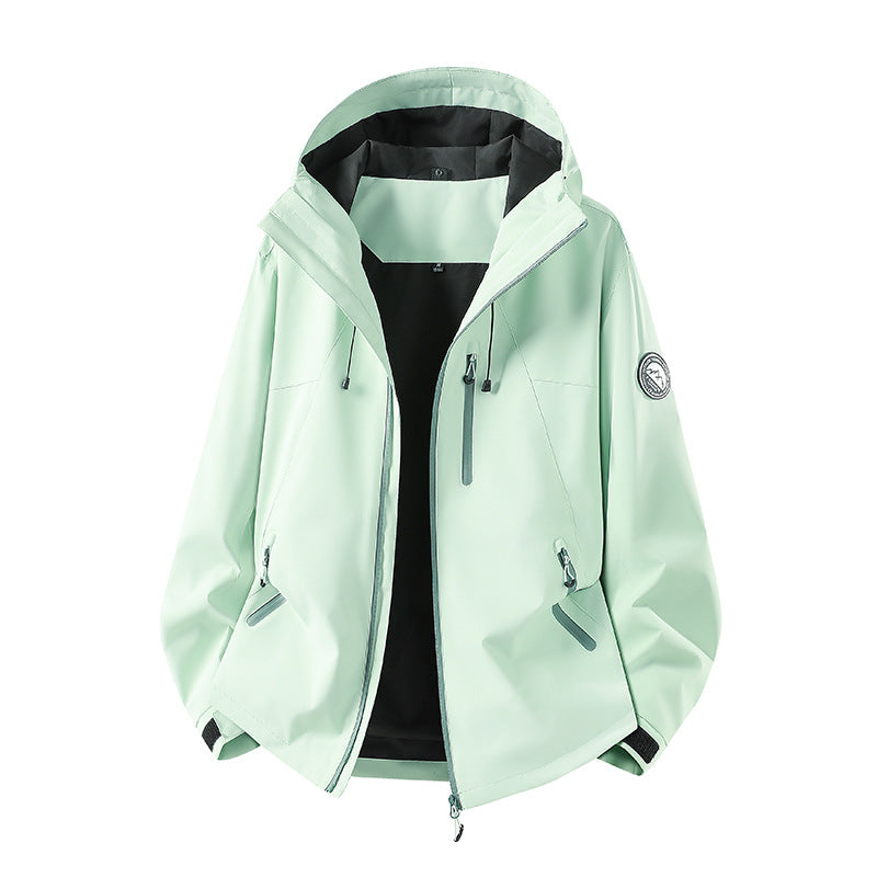 Herren Wasserdichte Softshell-Jacke mit Kapuze und atmungsaktiver Membran Shop Nory