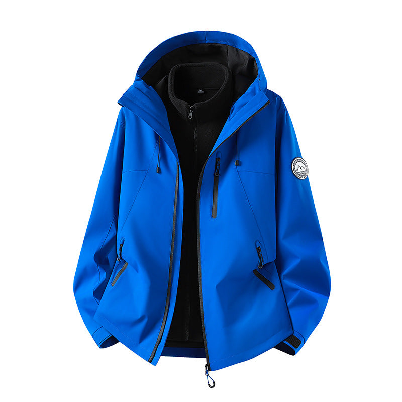 Herren Wasserdichte Softshell-Jacke mit Kapuze und atmungsaktiver Membran Shop Nory