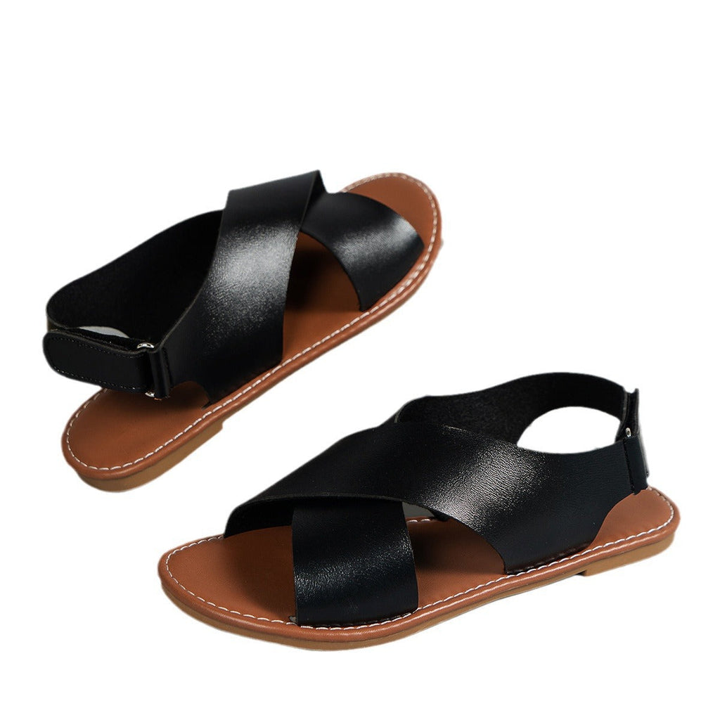 Damen Komfortable Riemchen-Sandalen mit elegantem Schnitt