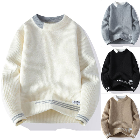 Damen Gemütlicher Strickpullover mit strukturiertem Muster Shop Nory