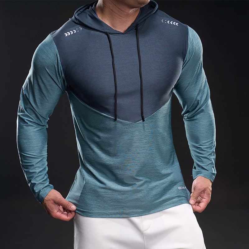 Herren Slim-Fit Trainings-Hoodie mit atmungsaktivem Stretchmaterial Shop Nory