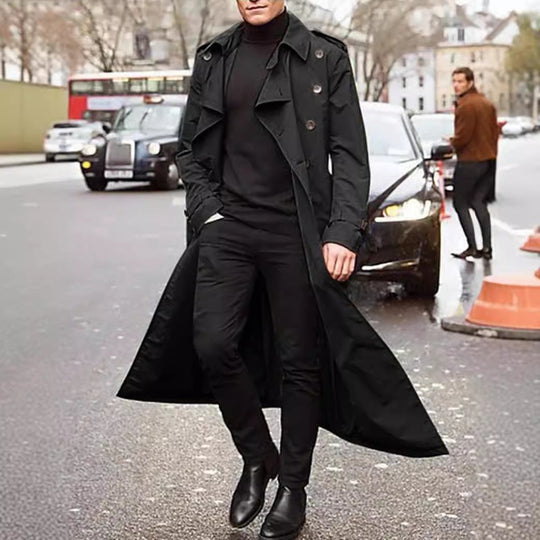 Herren klassischer Trenchcoat