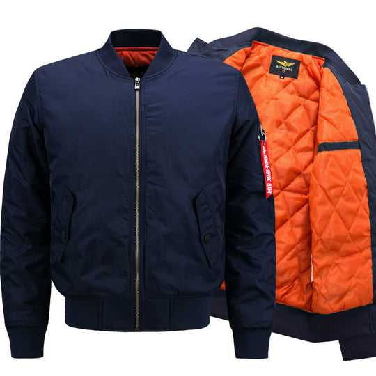 Herren Nylon-Bomberjacke mit dezentem Glanz, gestepptem Thermofutter und Utility-Ärmeltasche Shop Nory