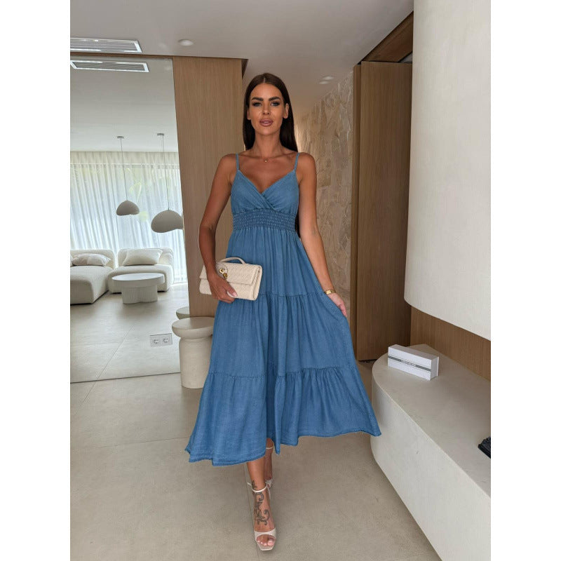 Damen Maxikleid Shopnory