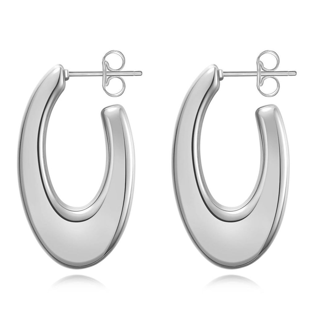 Damen Ohrringe im modernen, geschwungenen Design Shop Nory