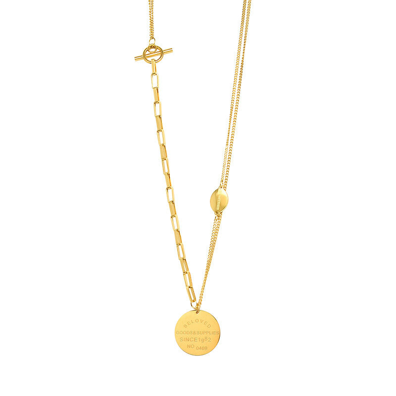 Damen Kette mit individuellem Medaillon und modernem Design Shop Nory