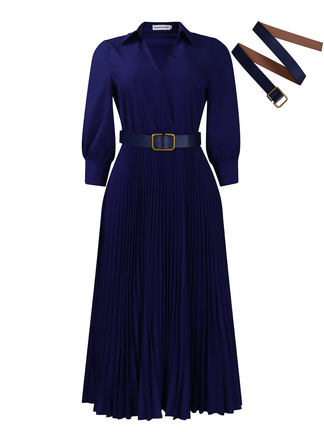 Women 's solide Farbe große Größe Kleid