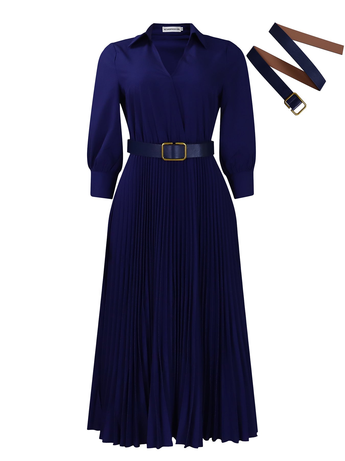 Women 's solide Farbe große Größe Kleid