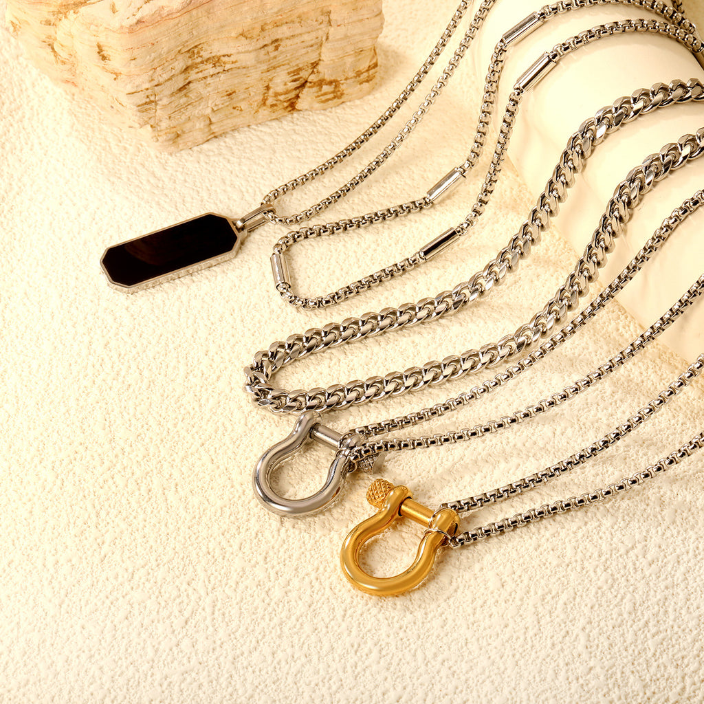 Damen Edelstahl Gliederkette Shop Nory