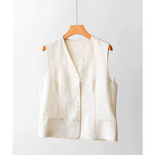 Damen Angesagte Leinenweste Shop Nory