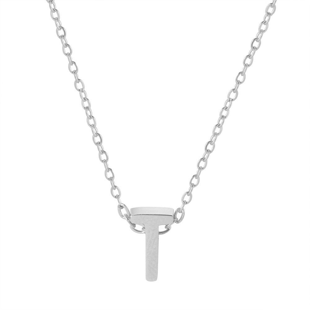 Damen personalisierte Initial Anhänger Halskette Shop Nory