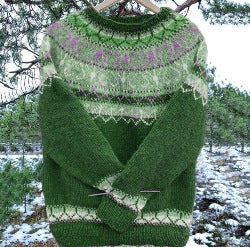 Damen nan Norwegerpullover aus Wollmix mit Rundhalsausschnitt und traditionellem Fair-Isle-Yoke Shop Nory