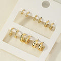 Damen Ohrringe Set mit modernen Kugel- und Knoten-Designs Shop Nory
