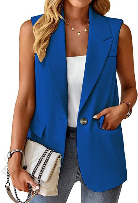 Damen Stylischer Blazer-Weste