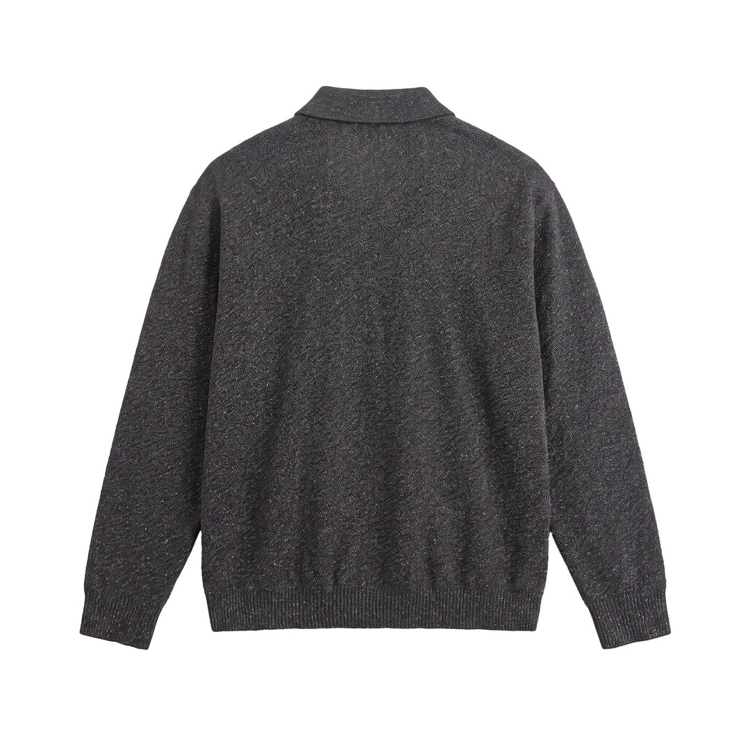 Herren Strick-Poloshirt mit strukturiertem Garn und relaxed Fit Shop Nory