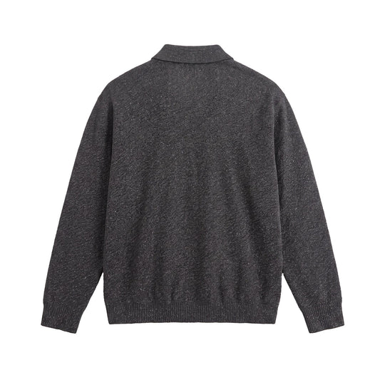Herren Strick-Poloshirt mit strukturiertem Garn und relaxed Fit Shop Nory