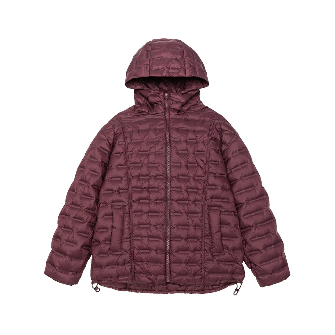 Herren Ultraleichte Stepp-Isolationsjacke mit Kapuze und verstellbarem Saum Shop Nory
