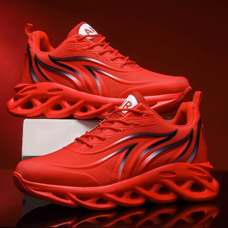 Herren futuristische Wellen-Sohlensneaker mit atmungsaktivem Strickoberteil Shop Nory
