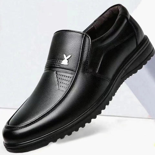 Herren Eleganter Lederoptik-Slipper mit rutschfester Profilsohle Shop Nory