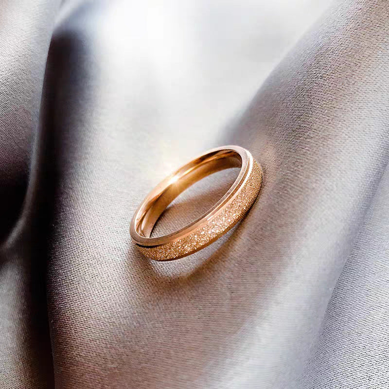 Damen Strukturierte Minimalistische Stapelring Shop Nory
