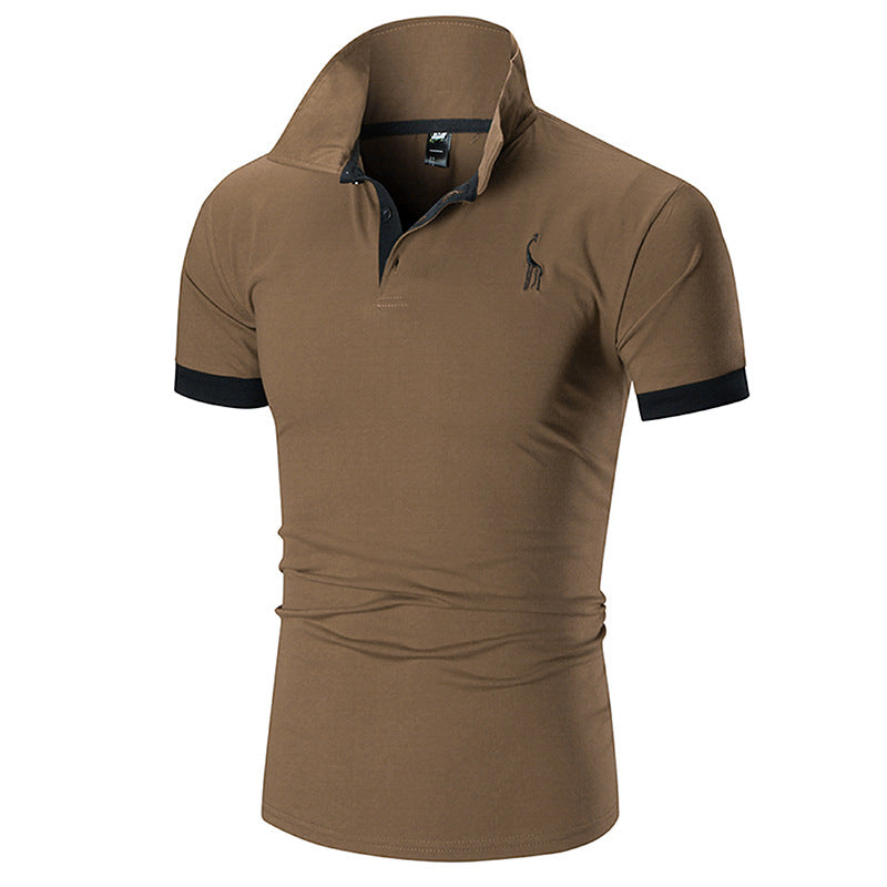 Herren Poloshirt mit modernem Kragen und figurbetonter Passform Shopnory