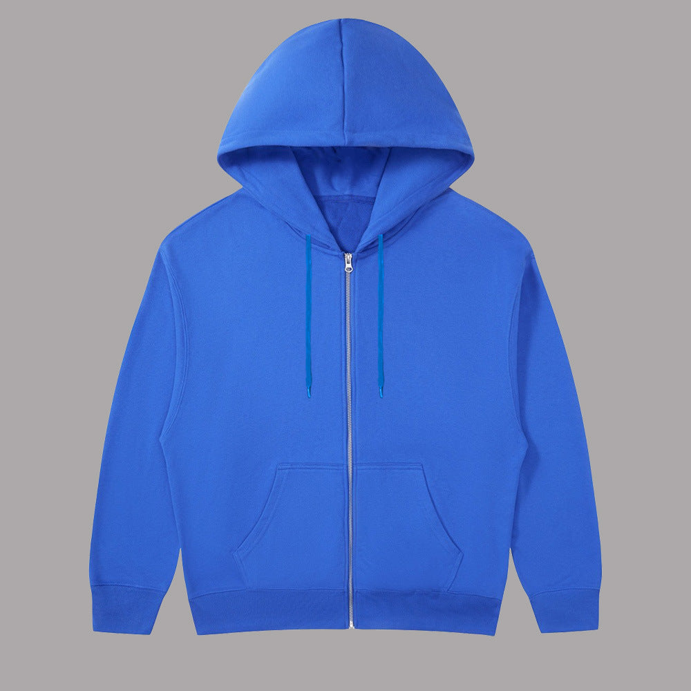 Unisex nan lässige Kapuzenjacke mit robustem Metall-Reißverschluss doppellagiger Kapuze und tiefen Känguru-Eingrifftaschen Shop Nory