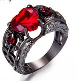 Damen Ring mit kunstvollem Blätter-Design und schimmerndem Amethyst Shop Nory