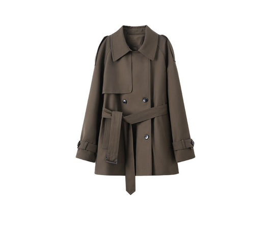 Damen Modischer Trenchcoat mit tailliertem Schnitt Shop Nory
