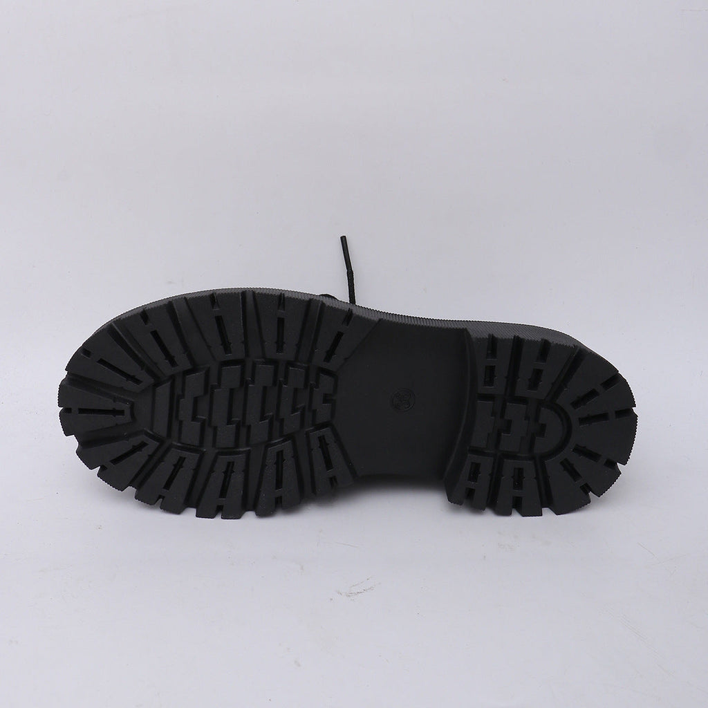 Damen Schnürer mit robuster Profilsohle und elegantem Design