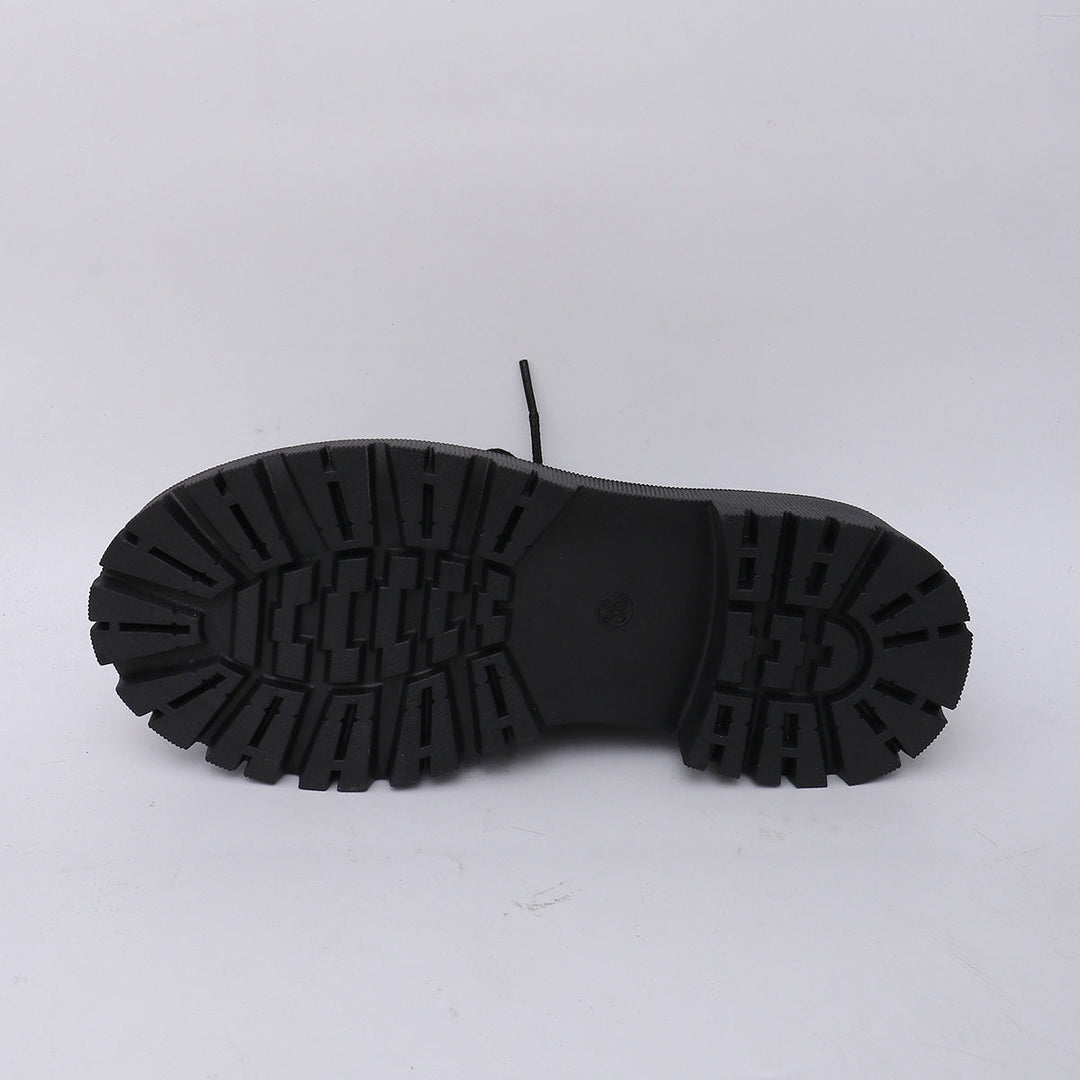 Damen Schnürer mit robuster Profilsohle und elegantem Design