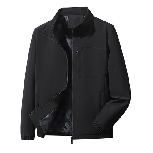Herren Moderner Übergangsjacke mit praktischem Stehkragen Shop Nory