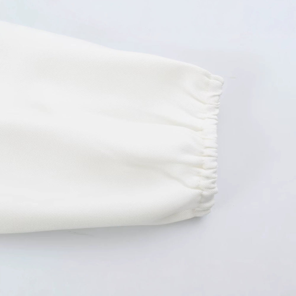 Damen Oversize-Blousonjacke mit Funnelkragen, verdeckten Druckknöpfen und Ärmelpatten Shop Nory