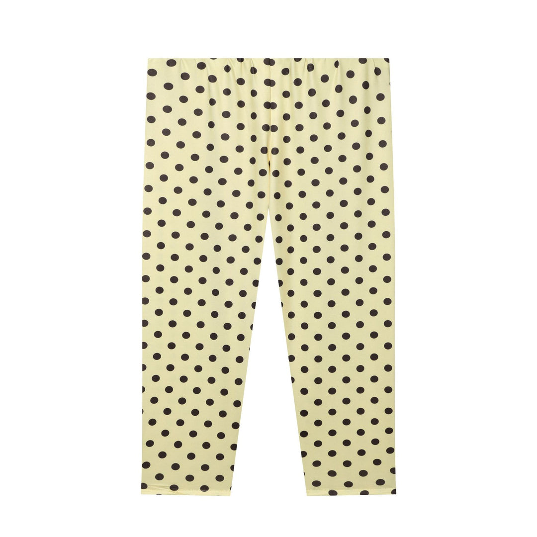 Damen Hochtaillierte Gepunktete Leggings aus Stretchjersey Shop Nory